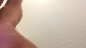 Morning masturbation and cum shot