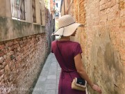 Walking outside without underwear 2/16