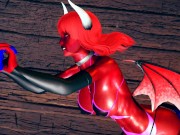 Red VS Blue Succubus lesbian Foursome 9/16