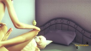 Furry Yaoi - 2 Foxes Annalingus & Fucked