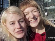 Two hot girls, two fat strap-ons and countless positions 3/16