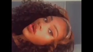 POV: EBONY TEEN WITH WET JUICY PUSSU DRIPPIN 