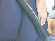 I call a uber and I masturbate while he drives risky 10/16