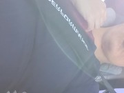 I call a uber and I masturbate while he drives risky 12/16