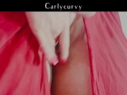 Rubbing my body down in new soft lingerie!  11/16