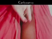 Rubbing my body down in new soft lingerie!  15/16