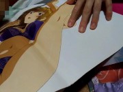 AIKa(パンチラアニメ)の下着姿の皇藍華にキス&足舐め後に顔射ぶっかけオナニー - Screenshot 11 of 16 - HD