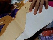 AIKa(パンチラアニメ)の下着姿の皇藍華にキス&足舐め後に顔射ぶっかけオナニー - Screenshot 14 of 16 - Kiss