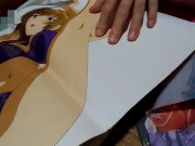AIKa(パンチラアニメ)の下着姿の皇藍華にキス&足舐め後に顔射ぶっかけオナニー - Screenshot 6 of 16 - HD