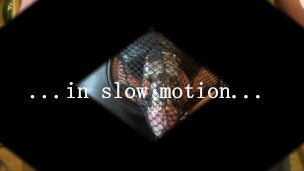 E-stim cum load in chastity