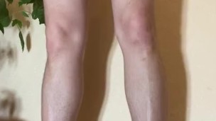 Super Sexy Guy Dances With Dumbbell