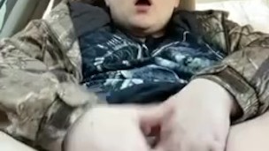 PAWG Playing with my clit in the car (almost got caught)