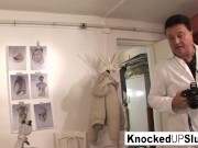 Preggo Redhead sucks and fucks 3/16