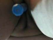 Putting my buttplug in and playing with myself