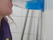 trying to practice my blowjob skills