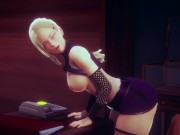 3D HENTAI Ino Yamanaka rubs her pussy on the table 16/16