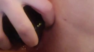Stretching my cunt and talking dirty 