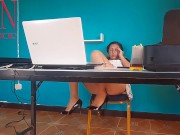SEXRETARY No panties secretary Nude secretary  in the office