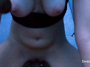 Fuck and blowjob in the tent during the festival. Risky public 9/16