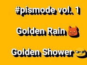 Orina en mi boca y luego acaba en mi cara, ducha dorada y facial hecho en casa 1/16