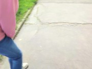 My new VERY HOT public pissing jeans (60FPS 2/16