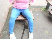 My new VERY HOT public pissing jeans (60FPS 6/16