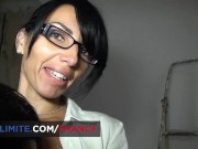 Hot brunette likes to share her fantasms with 2 men 3/16