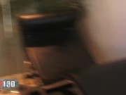 A big black cock for petite sexy hairy brunette 5/16