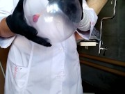 Medical Fetish - Nurse and Condom Vagina (Patient Cumshot) 4/16
