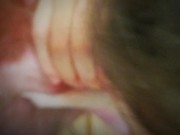 Neighbor's wife was gone so I let him cum in my mouth 4/16