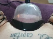 Cristina Cielo tries hard pussy pumping and vibrating anal beads 3/16