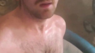 GAY OTTER SOLO HOT TUB FUN