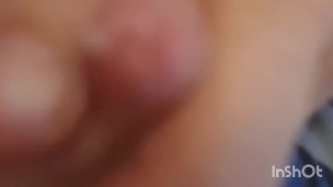 Real Amateur MILF Milking Boobs and Squeezing Milk from Nipples