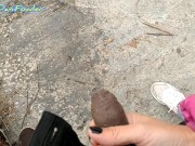 Blonde Hungry For a Taste of Her Man's Pee Holding Cock 14/16