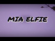 A BEAUTIFUL GIRL IN GLASSES WALKS IN A PARK IN A SHORT SKIRT ATTRACTING THE ATTENTION OF OTHER PEOPL 1/16