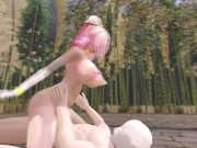 Hot girls has fun bouncing her giant boobs with her big pointy nipples 12/16