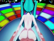 Hatsune Miku gets doggystyle fucked on stage (POV Hentai) 13/16