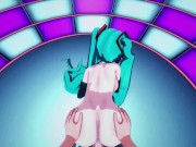 Hatsune Miku gets doggystyle fucked on stage (POV Hentai) 2/16
