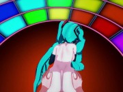 Hatsune Miku gets doggystyle fucked on stage (POV Hentai) 5/16