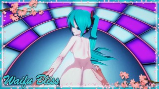 Hatsune Miku bekommt Doggystyle gefickt auf der Bühne (POV Hentai)