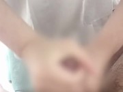 気持ち良すぎて声がでた❗️メイド彼女のローション手コキ 8/16