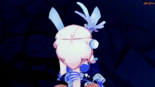 Mimi POV gives you a blowjob and swallows your cum - Genshin Impact Hentai.