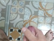 I stroke my cock before shower, until I cumming