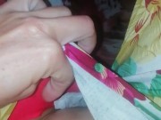 Have a loock under blanket to check my menstrual pad - 1080 HD - Angel Fowler 7/16