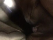 J’aime tellement jouer avec ma grosse chatte 
