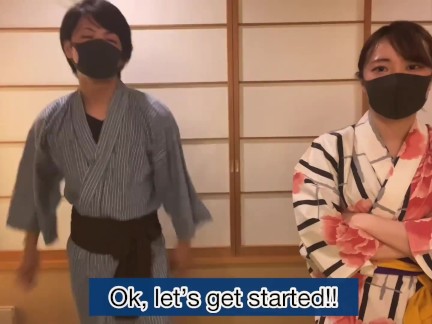 浴衣で野球拳してたら全裸で絶叫しながら中イキしまくったｗｗ Japanese Amateur Rock Paper Scissors, Naked and Hard Sex - えむゆみカップル