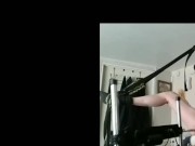 High speed  pegging by machine with a huge cock 10/16