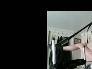 High speed  pegging by machine with a huge cock 7/16