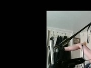 High speed  pegging by machine with a huge cock 8/16