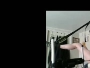 High speed  pegging by machine with a huge cock 9/16